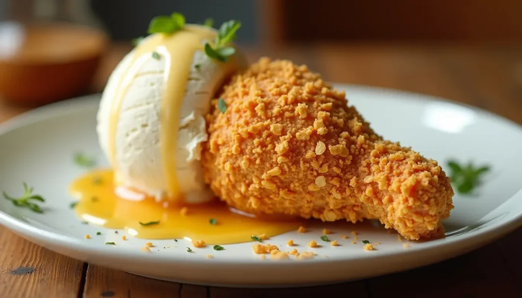Fried Chicken Ice Cream