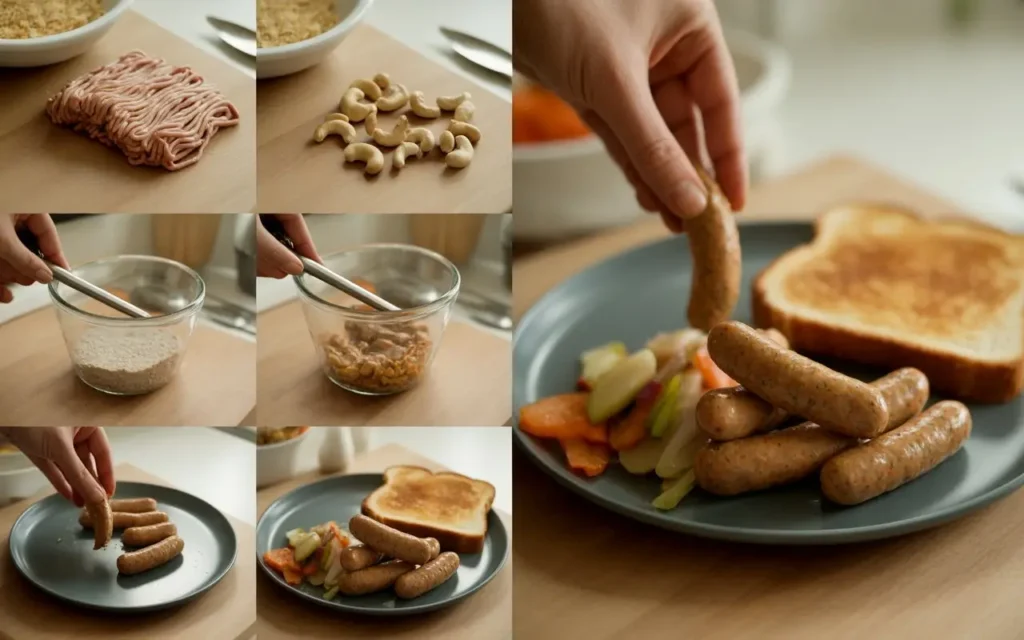 Vegan Breakfast Sausage Creation